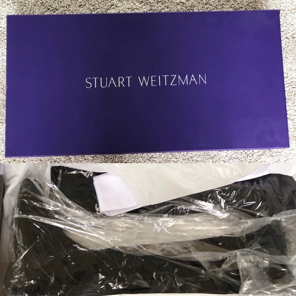 Stuart Weitzman 5050 Boots in Black Suede - Picture 3 of 5